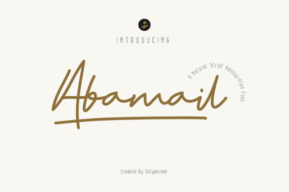 Abamail: A Handwritten Font for Impactful Branding