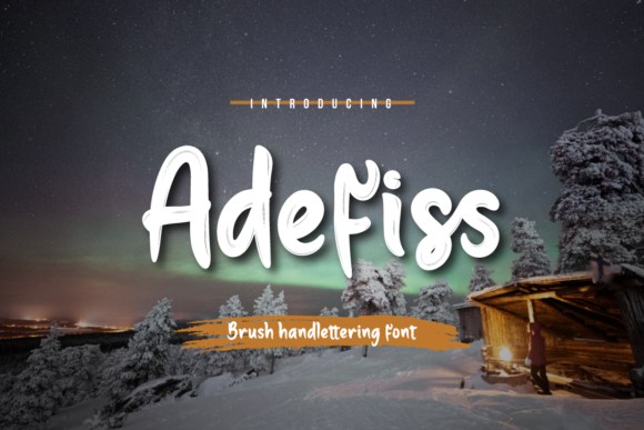 Adefiss: A Handwritten Font for Modern Web Design