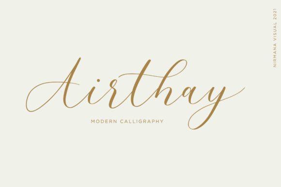 Airthay: A Script Font That Elevates Web Design