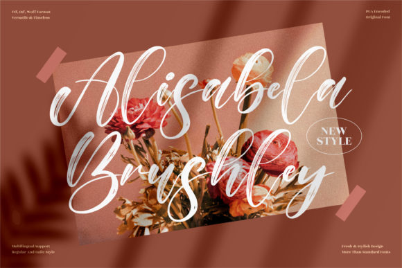 Alisabela Brushley: A Stylish Font for Polished Branding
