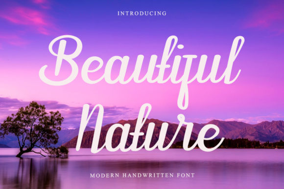 Beautiful Nature Font Review for Brand Designers