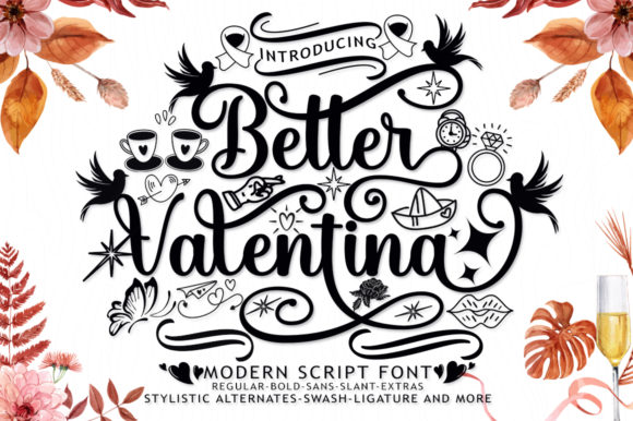 Better Valentina Duo Font for Modern Marketing