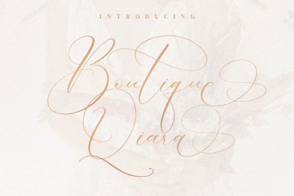 Boutique Qiara Script Font for Web Design