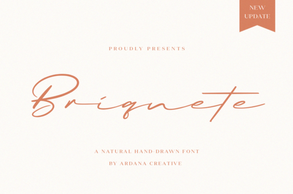 Briquete Script Font Review for Branding Projects