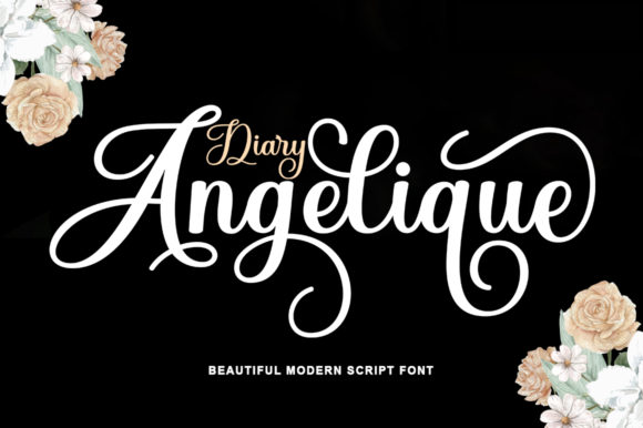 Diary Angelique: A Handwritten Font for Editorial Elegance