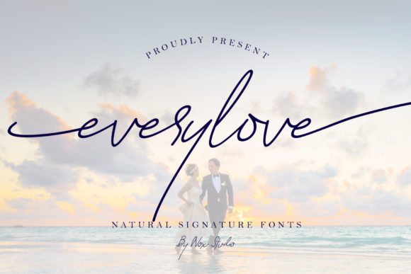 Everylove Font for Campaign Design