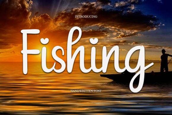 Fishing Font for Editorial Design
