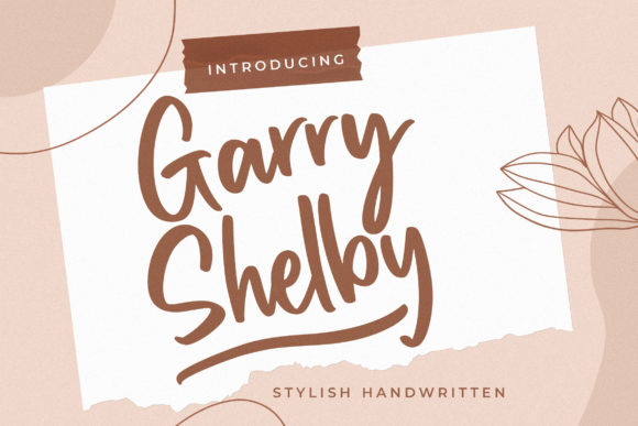 Garry Shelby Font Review for Editorial Design