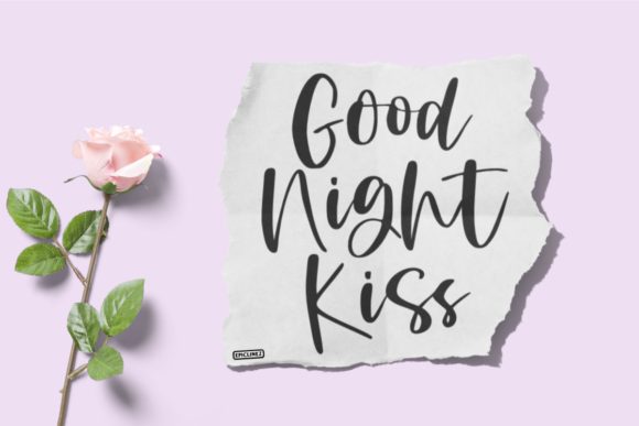 Good Night Kiss Font for Engaging Digital Campaigns