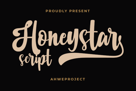 Honeystar: A Bold Handwritten Font for Modern Branding