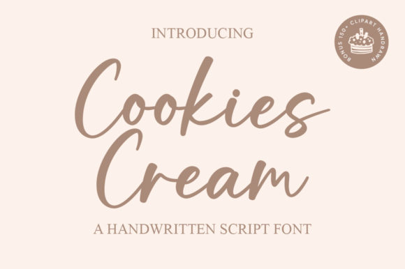 How Cookies Cream Elevates Campaign Design with Elegant Script Style