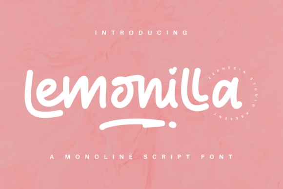 Lemonilla Font for Handmade Creations