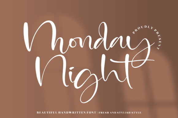 Monday Night: A Luxurious Script Font for Campaign Design