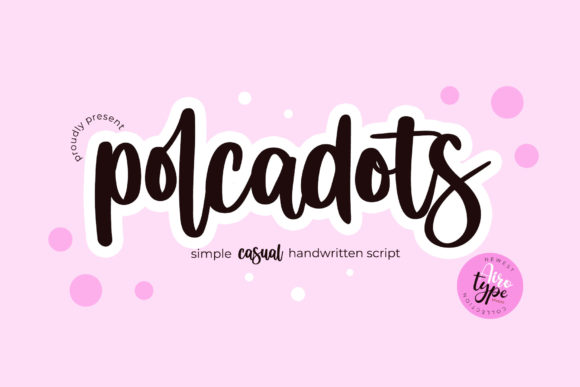Polcadots: A Versatile Script Font for Modern Web Design