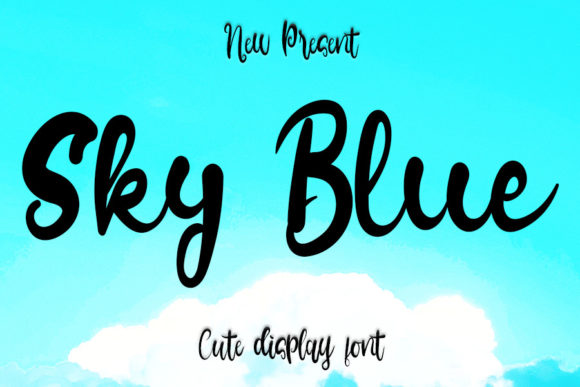 Sky Blue Font for Campaign Creativity