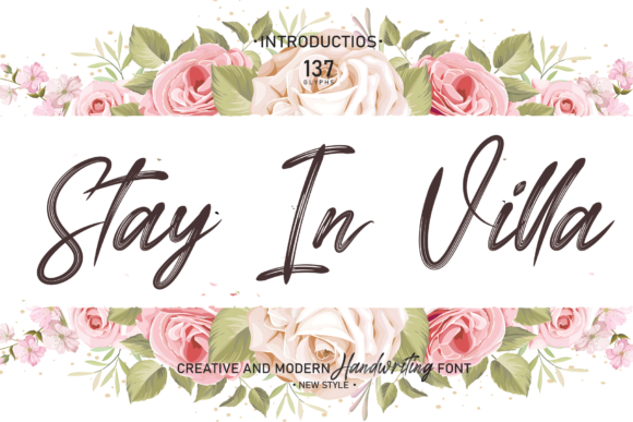 Stay in Villa: A Font That Elevates Branding