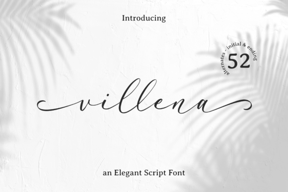 Villena: A Script Font That Elevates Editorial Design