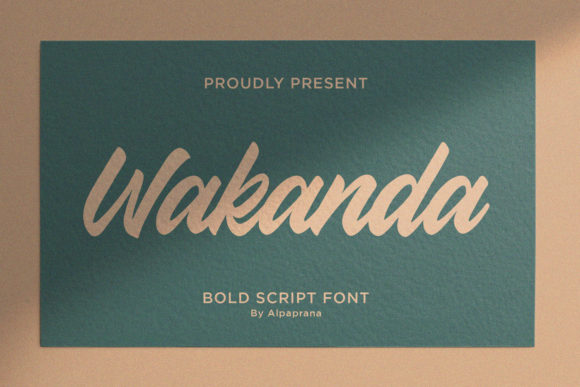 Wakanda Font Review: A Stylish Script for Bold Branding