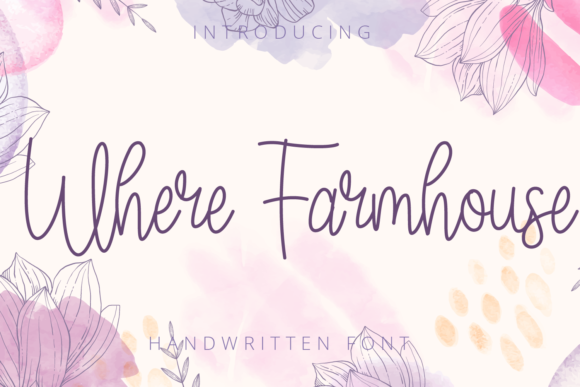 Where Farmhouse Font for a Polished Brand Look